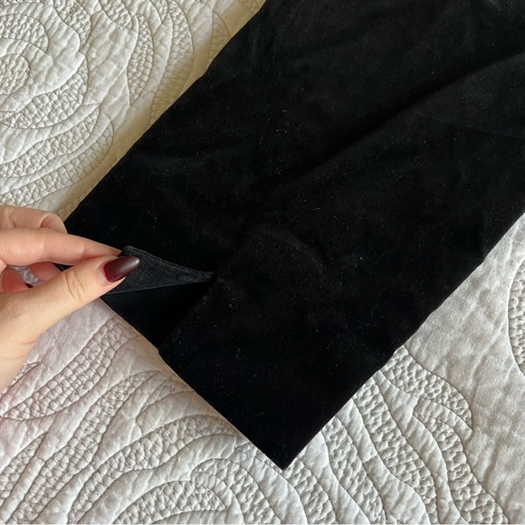 Piazza Sempione - Honia - Velvet Tapered Pants - Black - Picture 11 of 13